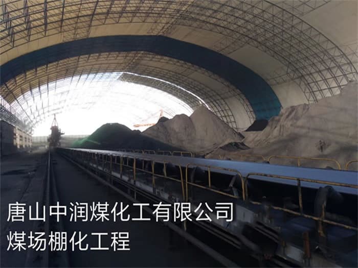 阜新中润煤化工有限公司煤场棚化工程